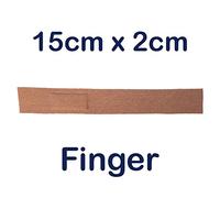 50 X STEROPLAST STEROFLEX GENUINE FLEXIBLE STRETCH FABRIC FIRST AID WOUND PLASTERS FINGER EXTENSION 15CM X 2CM