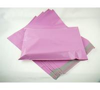 50 x Strong Large Pink Postal Mailing Bags Sacks 12 x 16 inch