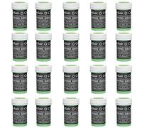 50 x Sugarflair SPRING GREEN Pastel Edible Food Colour Paste for Cake Icing 25g