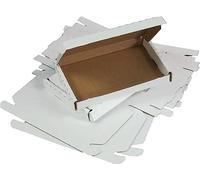 50 x WHITE C6 A6 SIZE BOX LARGE LETTER STRONG CARDBOARD SHIPPING MAILING POSTAL PIP ☆ SIZE 16cm x 12cm x 2.2cm ☆ 6.5" x 4.5" x 0.8 " FAST DELIVERY