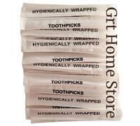 50 x Wooden Toothpicks ~ Hygienically & Individually Wrapped