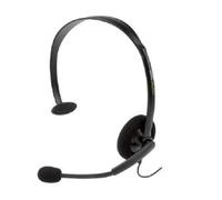 50 x Xbox 360 official Microsoft black wired headset microphone adjustable boom