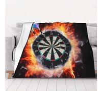 50"X40" Throw Blanket Soft Cozy Fleece Blanket Lightweight Warm Bed Blankets for Couch Sofa Bed Chair Home Decor Dart Board