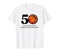 50 Year Old Basketball Player 50th Birthday T-Shirt
