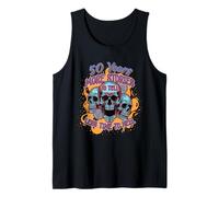 50 Year Old - Less Time Hell Skull - Funny 50th Birthday Tank Top