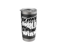50 Year Work Anniversary Funny Still Stacking Wins 50th Year Stainless Steel Insulated Tumbler