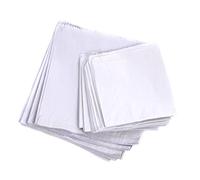 500 10" x 10" White Sulphite Strung Paper Bags | Takeaway Lunch Fruit Bakery Food | Recyclable Bio Degradable