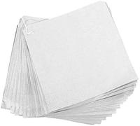 500 12" x 12.5" White Strung Paper Bags | Premium Quality UK Made Sulphite Paper Bags | Kitchen Food Sandwich Fruit Veg Storage Grocery Shop