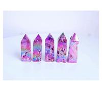500-550g Sphalerite Crystal Wand Titanium Coated 1pcs