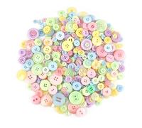 500-700Pcs Colorful Resin Buttons for Crafting Sewing, Mixed Sizes 0.9cm-3.5cm, Buttons for Clothes, Cardigans, Knitting, DIY Crafts, Jewelry Making, Holiday Decor (A)