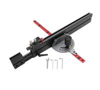 500-950mm Miter Gauge Fence System with Standard Slot 19 x 9.5mm and Stop Holes from 60°, 45°, 30°, 22.5°, 10°, 0°, -60°, -45°, -30°, -22.5°, -10° for Woodworking Tool Table Saw