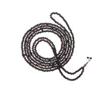 500-Bead Dark Brown Acrylic Islamic Prayer Beads (Tesbih/Masbaha) - Smooth Worry Beads for Meditation, Dhikr, and Gift Giving - 7x9mm Oval Shape