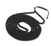 500 Beaded Matt Black Olive Wood Tasbih Tasbeeh with Counter Misbaha Islamic Gift Tasbih Prayer Beads Tesbih 5x7 mm for Dhikr