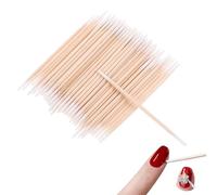 500 Count Pointed Cotton Buds Tip, 7CM Cotton Swabs Pointed Tip, Double Precision Tips with Paper Stick, Wood Handle Small Pointed Tip for Eyebrow Tattoo, Beauty, Makeup, Special for Removing Dirt