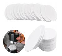500 Count Replacement Paper Filters, Round Disposable Coffee Filters Paper Micro-Filters Compatible with Aeropress Coffee Makers for Brewing Tea and Coffee. (White)