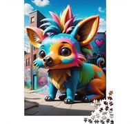 500 Cub Monster Jigsaw Puzzles for Adults Teenager & Wooden Puzzles Family Games 500pcs (52x38cm)