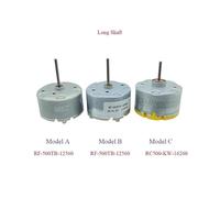 500 electronic starter Long Shaft DC 6V 9V 12V Metal Brush 32mm Round Spindle electronic starter DIY Automatic Sprayer Alarm Light Sweeper AUOQKQUT(Model A)