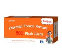 500 French Phrases Flash Cards Flashcards for Adults & Beginners - Learn French Phrases for Beginners