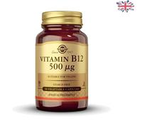 500 µg Vitamin B12 Capsules - Easy to Take, Pack of 50 for Energy Boost