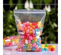 500 Grip Seal Bags 10" x 14" | Reusable Strong Zip Lock | Clear Resealable Plastic Bags | Polythene Packaging for Food Storage, Jewellery