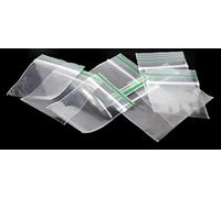 500 Grip Seal Bags 75 X 75mm | Small Clear Resealable Plastic Bags | Polythene Packaging for Food Storage | Reusable Strong Zip Lock | Jewellery Bags| zip-lock bags (75 X 75)
