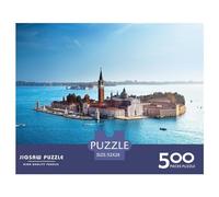 500 Italian Beauty Jigsaw Puzzles for Adults Teenager & Wooden Puzzles Family Games 500pcs (52x38cm)