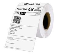 (500 Label Roll) {250 Label Roll} 4x6 Thermal Label Printer Label Thermal Direct Shipping Label Package Labels for Thermal Label Printer