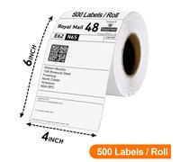 (500 Label Roll) 4x6 Thermal Label Printer Label Thermal Direct Shipping Label Package Labels for Thermal Label Printer