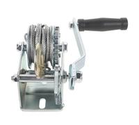 500 lb Mini Hand Winch Heavy-Duty Steel Cable Portable Hand Crank Trailers & Boat Towing Material Handling Tools Ideal for Boat & Trailer Loading (1500 lb Capacity)