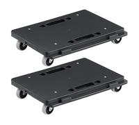 (500 lbs Plastic 2pcs) VEVOR Platform Dolly Interlocking Edge Furniture Mover Capacity Each