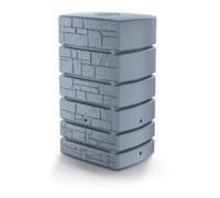 500 Litre Tower Stone Rainwater Tank Kit, Water Butt - Smooth Grey