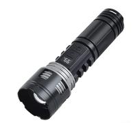 500-Lumen Rechargeable LED Flashlight with Telescopic Focus, 3 Light Modes, ABS Body - for Camping, Searching & Home Use(Black)