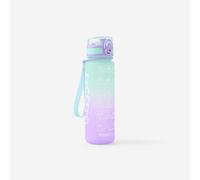 500 ml Fitness Water Bottle Motivation - Green/purple