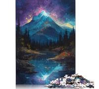 500 Mystical Mountain Jigsaw Puzzles for Adults Teenager & Wooden Puzzles Family Games 500pcs (52x38cm)