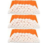 500 Pack Cleaning Swabs 5.1 Inch, Foam Tips Sponge Sticks for Printer, Electronics, Camera, Optical Lens, Sewing Machine(Orange)