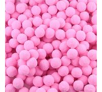 500 Pack Fluffy Pom Poms,High Density Pompoms Balls,Pom Poms for Cheerleading DIY Crafts Jewelry Making Hair Accessories Clothing Embellishment 10mm,Hot Pink