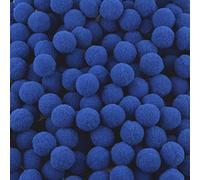 500 Pack Fluffy Pom Poms,High Density Pompoms Balls,Pom Poms for Cheerleading DIY Crafts Jewelry Making Hair Accessories Clothing Embellishment 25mm,Royal Blue