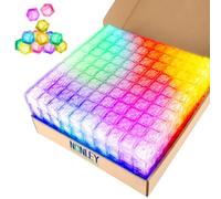 500 Pack Light Up Ice Cubes Bulk, Color Changing LED Ice Cube for Drinks, Multi-Color LED Drink Lights for Bath Bar Club Wedding Party Decor