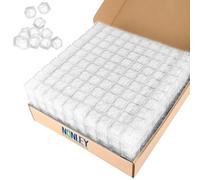 500 Pack Light Up Ice Cubes Bulk, White LED Ice Cubes for Drinks, Waterproof Flashing Glow in the Dark LED Drink Lights for Bar Club Wedding Party Decor