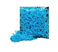 500 Pack No-Damage Durable Hair Rubber Bands - Non-Slip Elastic Hair Ties for All Hair Types and for All ages Perfect for Braids, Ponytails, and Everyday Styling by Kàllos (Sea Green, Small)