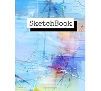 500 Page Extra Large Sketchbook : Notebook for Drawing, Writing, Painting, Sketching or Doodling | 8.5" x 11" inches | Abstract Cover vol. 8