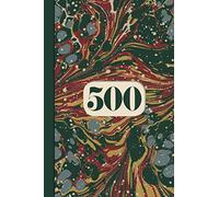 500 Page Notebook Marble Journal / Dragon Surf: Chunky 500 Page Blank Lined Journal To Write In: Paperback Big Notebook Sized 6x9" (A5+); Ruled & Numbered Pages, 250 Sheets