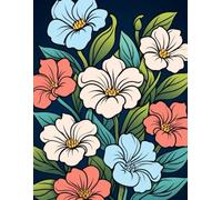 500 Pages of Spring Flowers: A Fun and Peaceful Coloring Book for Everyone.: Let every petal and leaf help you find peace and creativity.