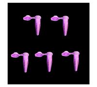 500 Pcs 1.5ml Centrifuge Tubes Microcentrifuge Colourful Centrifuge Tubes With Cap And Bottom Scale(1.5ml purple)