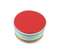 500 Pcs 10cm Colourful Paper Circles Assorted Colour Round Cutouts Multi Coloured Construction Paper Craft Folding Paper School Cut Out Paper for Classroom Student