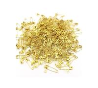 500 Pcs 18mm Gold Safety Pins， for Home Office Art Craft Jewelry Making
