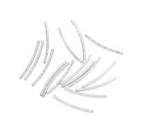 500 Pcs 30MM Copper Bent Tube Hollow Diy Necklace Bracelet Handmade -Silver-2X25mm(500pcs 80g