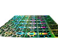 500 pcs - 3D Hologram Original Seal - Silver, 25mm, Tamper Proof - self-Adhesive Security Seal Labels, Quality & Warranty Label, Antifake & Authenticity Sticker, Atairs