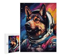 500 PCS Adult Pieces Jigsaw Puzzle Space Dog Explorer-77 Puzzle For Teenagers Difficult Hard Every Piece Is Unique - Challenging Family Fun Game 500 PCS