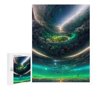 500 PCS Adult Pieces Jigsaw Puzzle Whirlpool of Light Celestial Dance Jigsaw Puzzles for Teenagers Hand Speed Race Difficult And Challenge Christmas Birthday Gifts 500 PCS